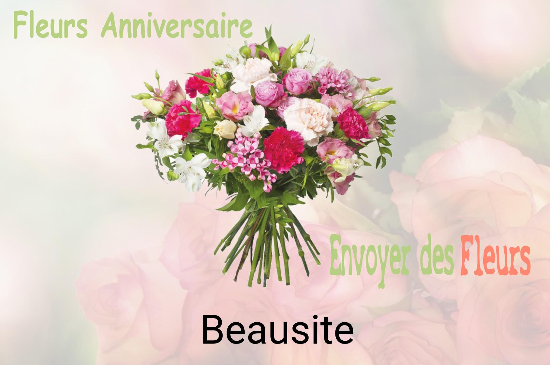 Bouquet de fleurs d’anniversaire livré à Beausite